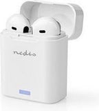 Volledig Draadloze Oordopjes - Bluetooth - Maximale batterijduur: 2.5 uur - Drukbediening - Charging case - Ingebouwde microfoon - Ondersteuning voor spraakbesturing - Wit - afbeelding 19