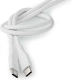 Nedis USB-Kabel - USB 2.0 - USB-C Male - USB-C Male - 60 W - 480 Mbps - Vernikkeld - 1.50 m - Rond - Silicone - Wit - Doos - afbeelding 4