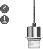 Home Sweet Home - Moderne verlichtingspendel Basic voor lampenkap - Geborsteld staal - 11/11/250cm - hanglamp gemaakt van Metaal - geschikt voor - afbeelding 6