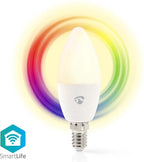 Nedis SmartLife Multicolour Lamp - Wi-Fi - E14 - 470 lm - 4.90 W - RGB / Warm tot Koel Wit - 2700 - 6500 - Android / IOS - Kaars - 1 Stuks - afbeelding 8