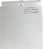 3 x Kabel Organiser - Rol van 15 meter - Kabelbinder - Klittenband - Velcro - Rol van 15 meter - (2 x Zwart + 1x groen) - afbeelding 3