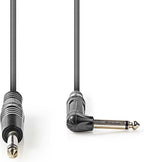 Nedis Mono-Audiokabel - 6,35 Male - 6,35 Male - Vernikkeld - m - Rond - PVC - afbeelding 1