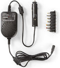 Nedis Universele AC-Stroomadapter - 36 W - 0 - 12 V DC - 1.20 m - 5.0 A - 7 plug(s) - Zwart - afbeelding 1