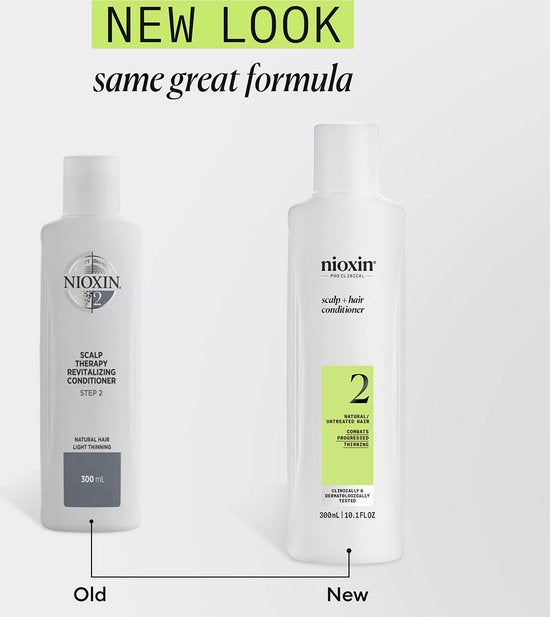 Nioxin System 2 - Conditioner - voor Natuurlijk Haar - Anti Haaruitval - Gevorderde Uitdunning - 300ml - afbeelding 7