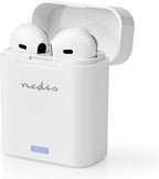 Volledig Draadloze Oordopjes - Bluetooth - Maximale batterijduur: 2.5 uur - Drukbediening - Charging case - Ingebouwde microfoon - Ondersteuning voor spraakbesturing - Wit - afbeelding 2