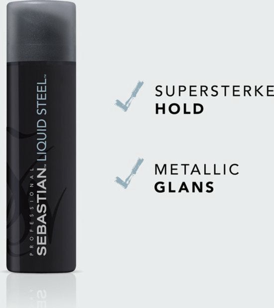 Sebastian Professional Liquid Steel Gel - 150 ml - Voor Alle Haartypen - afbeelding 3