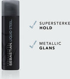 Sebastian Professional Liquid Steel Gel - 150 ml - Voor Alle Haartypen - afbeelding 3