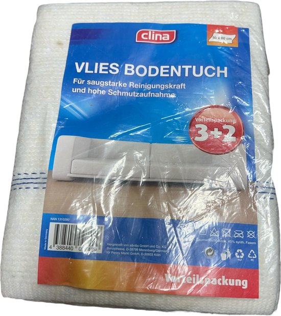 clina Dweilen - 50x60cm - 5 stuks - afbeelding 1