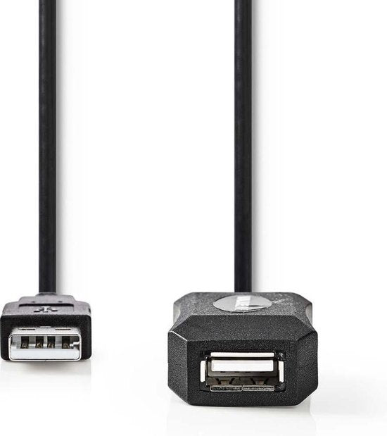 Nedis Actieve USB 2.0-Verlengkabel A F BK - afbeelding 7