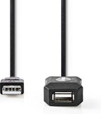 Nedis Actieve USB 2.0-Verlengkabel A F BK - afbeelding 7