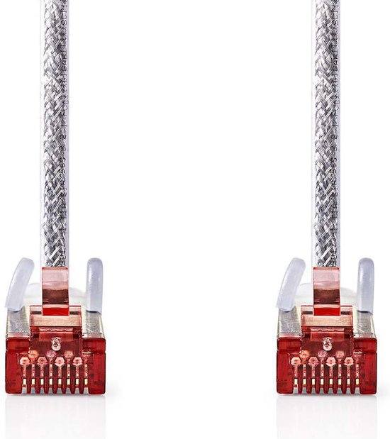 Nedis CAT6 Netwerkkabel - RJ45 Male - RJ45 Male - S/FTP - 20.0 m - Rond - LSZH - Transparant - Polybag - afbeelding 1