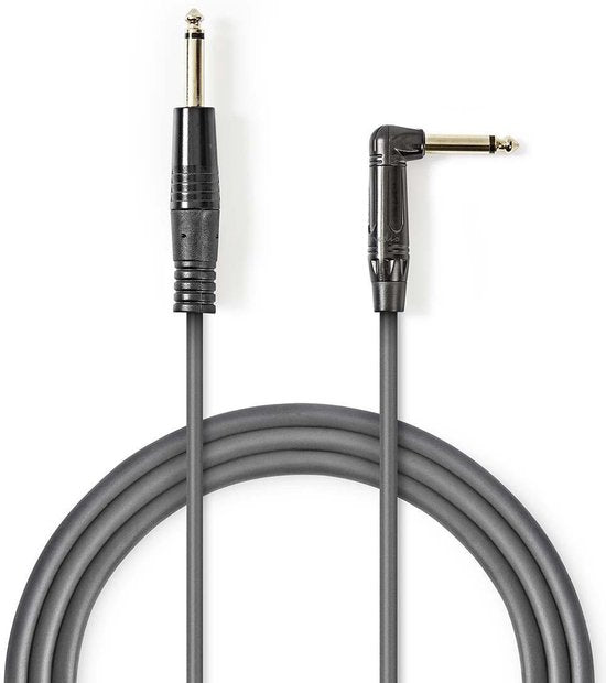Nedis Mono-Audiokabel - 6,35 Male - 6,35 Male - Vernikkeld - m - Rond - PVC - afbeelding 6