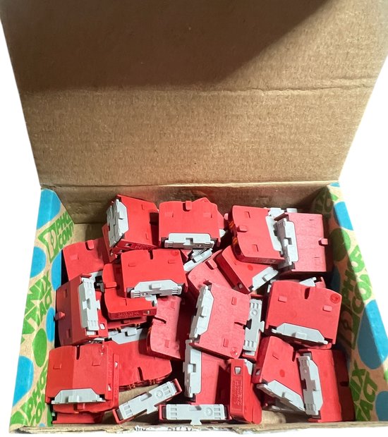 50 x Phoenix Contact Verdelerblok - PTFIX 2X1,5 RD, Verbindingsrijgklem, verkoop per: 50 x 1 stuk - 1045929,| Kleur: Rood | Montagewijze: Overig | Explosiegeteste uitvoering Ex-e: Nee | Uitvoering elektrische aansluiting 1: Overig | Uitvoering elektr - afbeelding 3