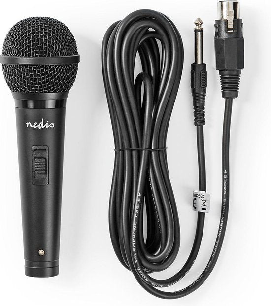 Nedis bedrade microfoon - XLR - 6,35mm Jack - metaal / - 5 meter - afbeelding 16