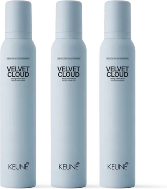 3 stuks - Keune - Velvet Cloud - Strong Volume Foam 500 ml - afbeelding 1