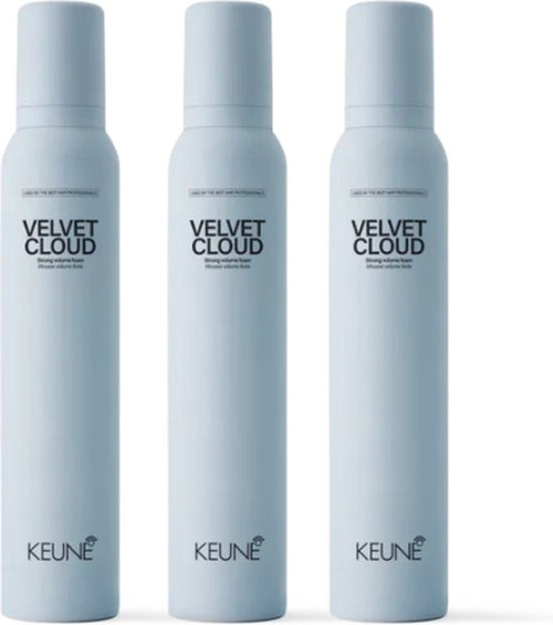 3 stuks - Keune - Velvet Cloud - Strong Volume Foam 500 ml - afbeelding 1