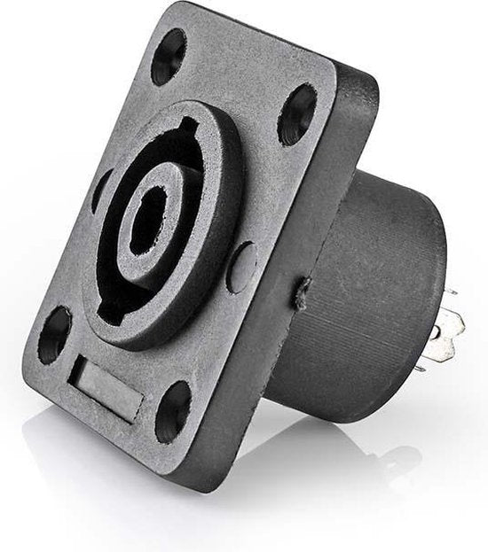 Nedis Speaker-Connector - Recht - Female - Vernikkeld - Soldeer - ABS - Zwart - 25 Stuks - Polybag - afbeelding 2
