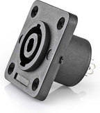 Nedis Speaker-Connector - Recht - Female - Vernikkeld - Soldeer - ABS - Zwart - 25 Stuks - Polybag - afbeelding 2