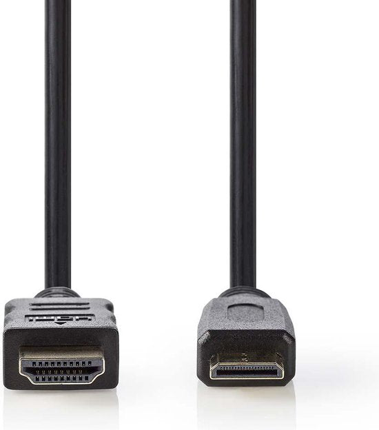 Nedis HDMI kabel m HDMI Type A (Standaard) HDMI Type C (Mini) Zwart - afbeelding 4