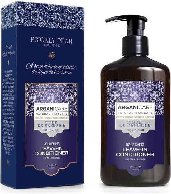 Arganicare Nourishing Leave-In Conditioner For All Hair Types - Argan & Prickly Pear 400Ml - afbeelding 1