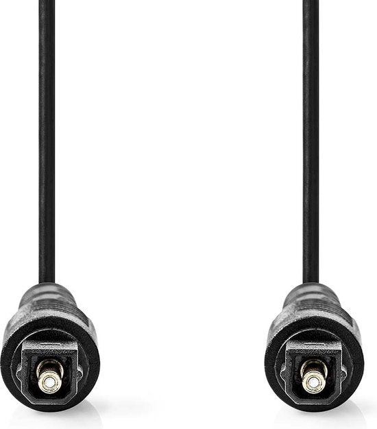 Nedis Optische Audiokabel - TosLink Male - TosLink Male - m - Rond - PVC - Zwart - afbeelding 39
