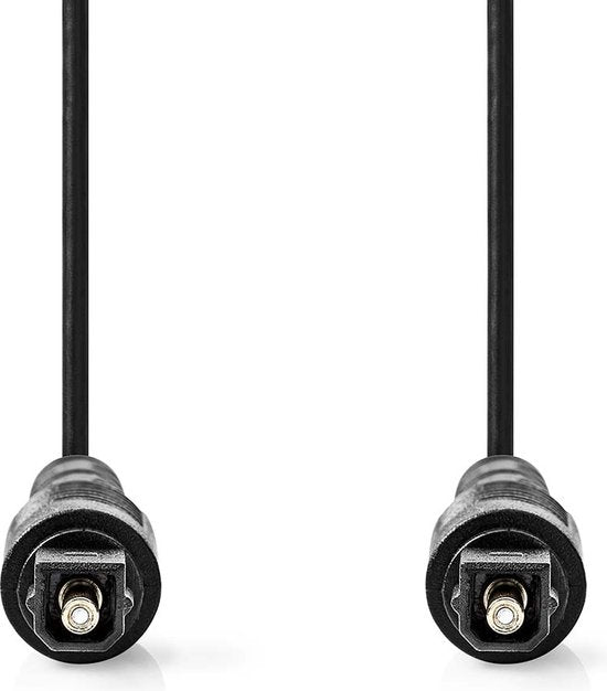 Nedis Optische Audiokabel - TosLink Male - TosLink Male - m - Rond - PVC - Zwart - afbeelding 53