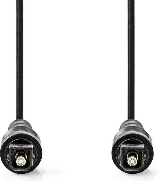 Nedis Optische Audiokabel - TosLink Male - TosLink Male - m - Rond - PVC - Zwart - afbeelding 11