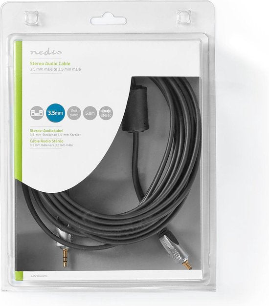 Nedis - Nedis Stereo-audiokabel 3,5 Male - 3,5 Male M - 30 Dagen Niet Goed Geld Terug - afbeelding 6