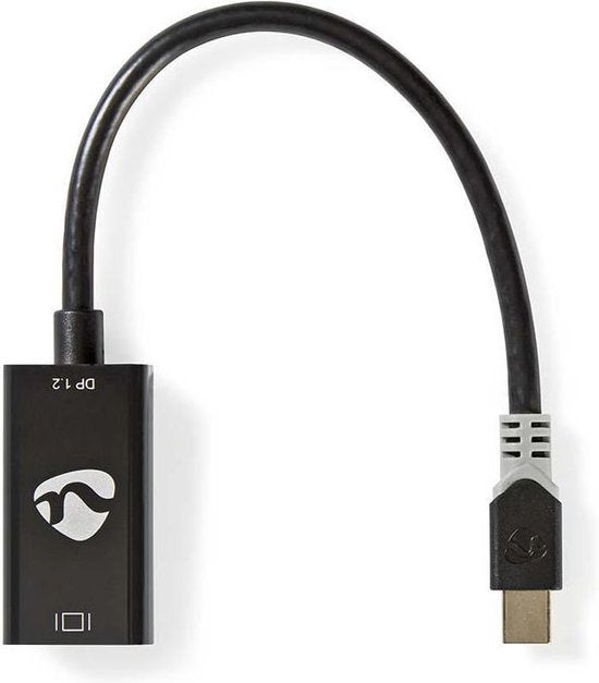 Nedis Mini DisplayPort-Kabel - DisplayPort 1.2 - Mini-DisplayPort Male - HDMI Output - 21.6 Gbps - Verguld - 0.20 m - Rond - PVC - Antraciet - Window Box - afbeelding 6