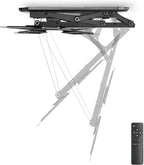 Nedis Gemotoriseerde TV-plafondbeugel - 23 - 55 " - Maximaal schermgewicht: 30 kg - Kantelbaar - Maximale plafondafstand: 663 mm - Minimale plafondafstand: 108 mm - Afstandbestuurbaar - Staal - Zwart - afbeelding 18