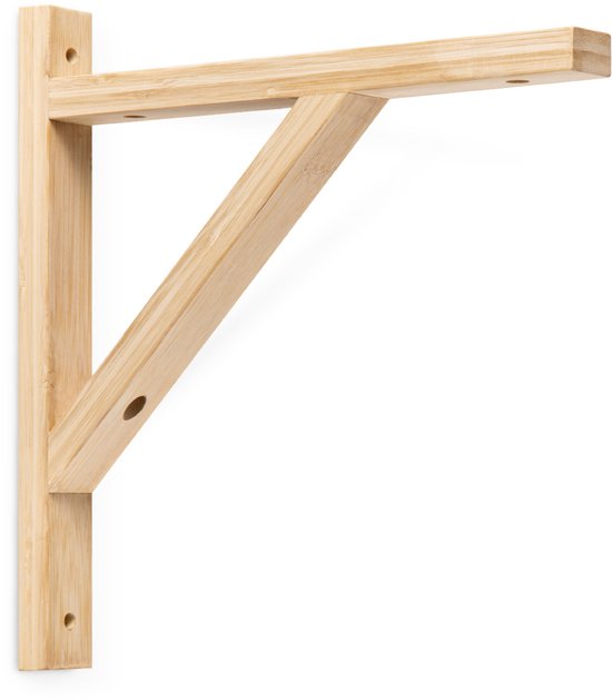 Home Sweet Home - Wandhaak Angle - voor muur hanglamp - haak gemaakt van hout - 30/3/30cm - maak je eigen unieke lamp - afbeelding 1