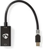Nedis Mini DisplayPort-Kabel - DisplayPort 1.2 - Mini-DisplayPort Male - HDMI Output - 21.6 Gbps - Verguld - 0.20 m - Rond - PVC - Antraciet - Window Box - afbeelding 9