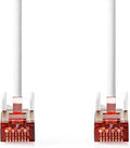 Nedis CAT6 Netwerkkabel - RJ45 Male - RJ45 Male - S/FTP - 10.0 m - Rond - LSZH - Wit - Envelop - afbeelding 1