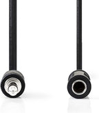 Nedis Stereo-Audiokabel - 3,5 mm Male - 6,35 mm Female - Vernikkeld - 0.20 m - Rond - Zwart - Envelop - afbeelding 3