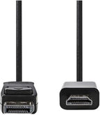 Nedis DisplayPort-Kabel - DisplayPort Male - HDMI Connector - 1080p - Vernikkeld - 3.00 m - Rond - PVC - Zwart - Envelop - afbeelding 11