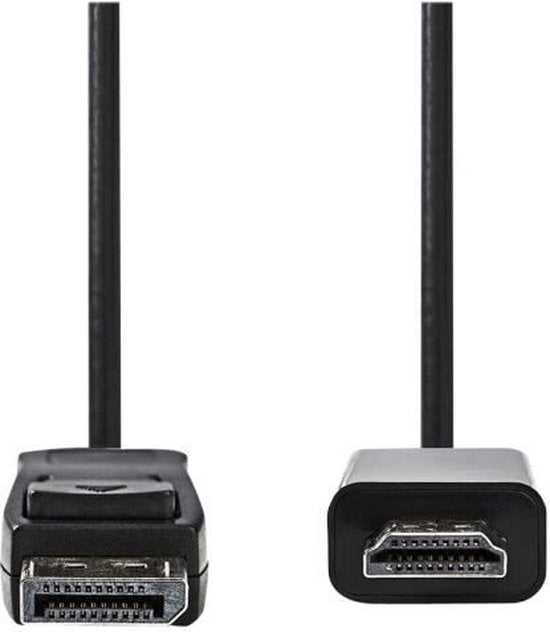Nedis DisplayPort-Kabel - DisplayPort Male - HDMI Connector - 1080p - Vernikkeld - 3.00 m - Rond - PVC - Zwart - Envelop - afbeelding 11
