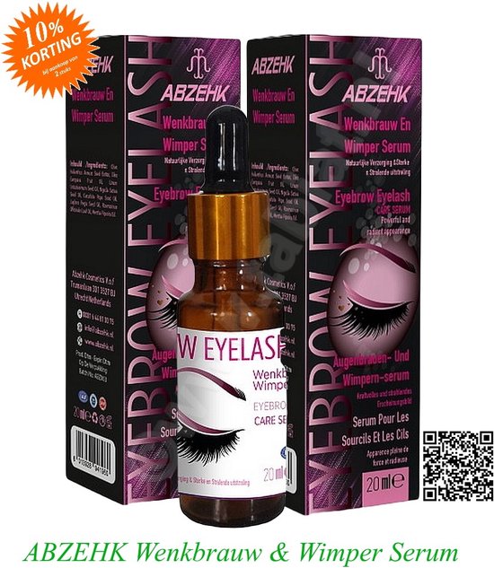 ABZEHK Wenkbrauw & Wimper Serum - afbeelding 1