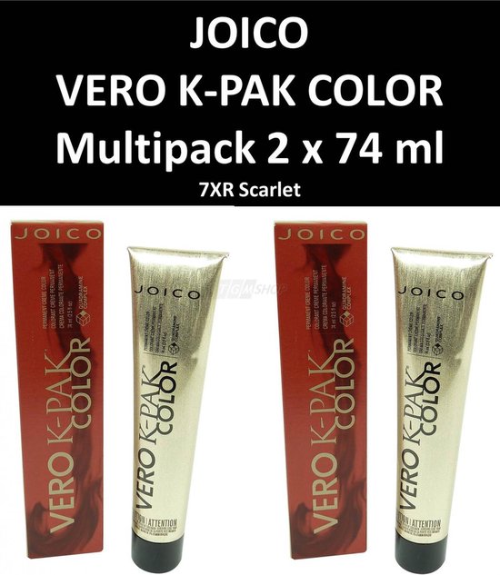 Joico Vero K-PAK Color - 7XR Scarlet 74ml x 2 - afbeelding 3