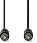 Nedis Digitale Audiokabel - RCA Male - RCA Male - Vernikkeld - 2.00 m - Rond - PVC - Zwart - Doos - afbeelding 1