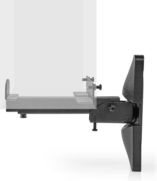Speakerbeugel - Geschikt voor: Universeel - Plafond / Wand - 20 kg - Full Motion - Draaibaar - Staal - Zwart - afbeelding 2