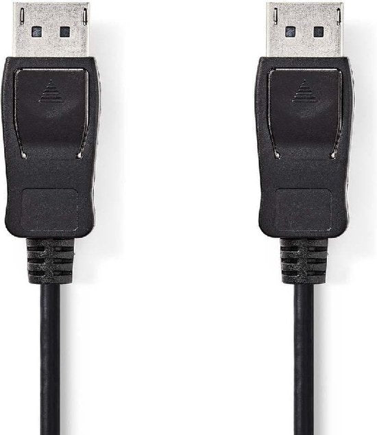 DisplayPort-Kabel - DisplayPort Male - DisplayPort Male - 4K@60Hz - Vernikkeld - 2.00 m - Rond - PVC - Zwart - Label - afbeelding 6
