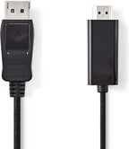 Nedis DisplayPort-Kabel - DisplayPort Male - HDMI Connector - 1080p - Vernikkeld - 3.00 m - Rond - PVC - Zwart - Envelop - afbeelding 9