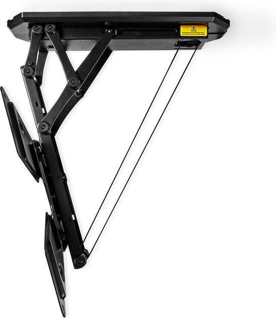 Nedis Gemotoriseerde TV-plafondbeugel - 23 - 55 " - Maximaal schermgewicht: 30 kg - Kantelbaar - Maximale plafondafstand: 663 mm - Minimale plafondafstand: 108 mm - Afstandbestuurbaar - Staal - Zwart - afbeelding 10