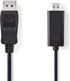Nedis DisplayPort-Kabel - DisplayPort Male - HDMI Connector - 4K@30Hz - Vernikkeld - 2.00 m - Rond - PVC - Zwart - Doos - afbeelding 8