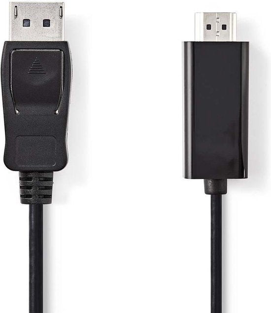 Nedis DisplayPort-Kabel - DisplayPort Male - HDMI Connector - 4K@30Hz - Vernikkeld - 2.00 m - Rond - PVC - Zwart - Doos - afbeelding 8