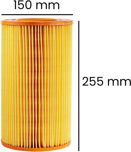 Nedis Stofzuiger Cartridge-Filter - Vervanging voor: Allaway - KP-Series - Motorfilter - afbeelding 11