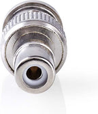 Nedis BNC-Adapter - BNC Male - RCA Female - Vernikkeld - 50 Ohm - Recht - Metaal - Zilver - 10 Stuks - Envelop - afbeelding 3