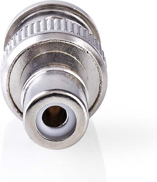 Nedis BNC-Adapter - BNC Male - RCA Female - Vernikkeld - 50 Ohm - Recht - Metaal - Zilver - 10 Stuks - Envelop - afbeelding 3