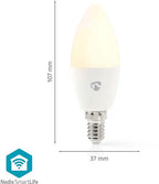 Nedis SmartLife Multicolour Lamp - Wi-Fi - E14 - 470 lm - 4.90 W - RGB / Warm tot Koel Wit - 2700 - 6500 - Android / IOS - Kaars - 1 Stuks - afbeelding 5