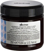 Conditioner for Blonde or Graying Hair Davines Alchemic Marine Blue 250 ml - afbeelding 1